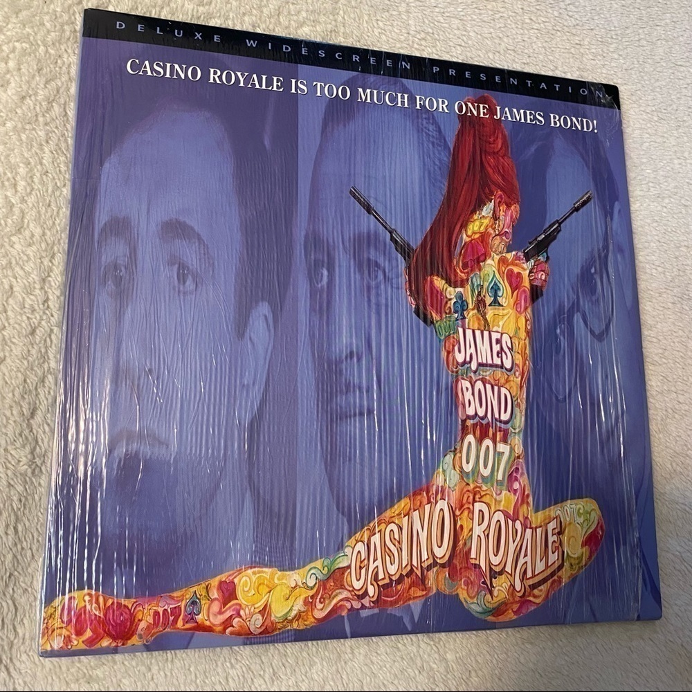 James Bond 007 Casino Royale Laser Disc deluxe wide screen edition​​​​​​